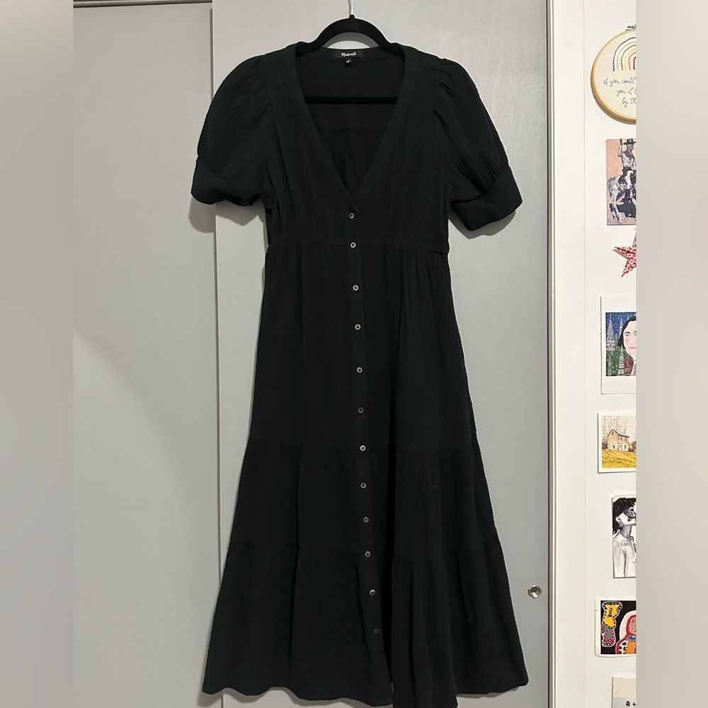Madewell Button front dress
